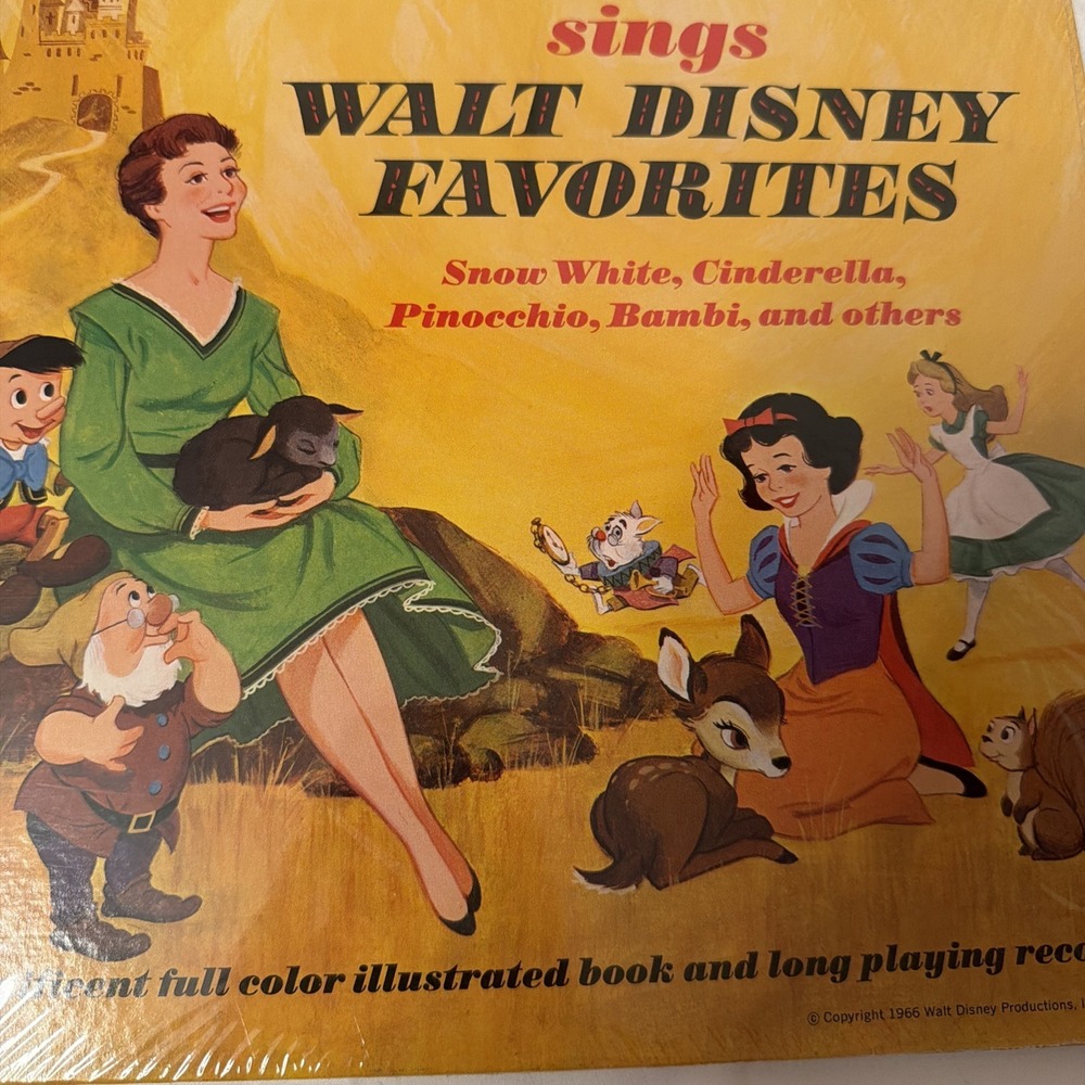 Disney 1966 Mary Martin Sings Walt Disney Favorites 33 1/3 SEALED 3943 - Picture 12 of 16